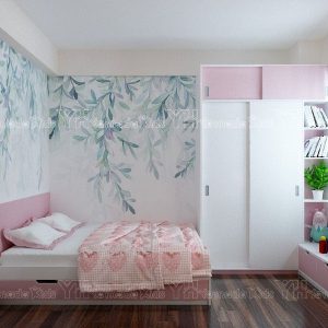 phòng ngủ bé gái 5 tuổi 10m2